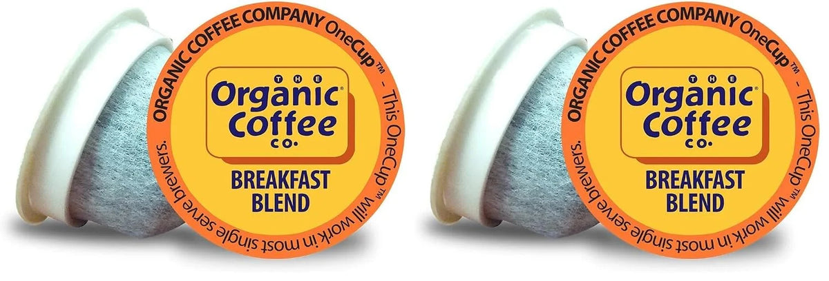 The Organic Coffee Co. Compostable Coffee Pods - Gorilla Decaf (36 Ct) K Cup Compatible including Keurig 2.0, Medium Roast, Swiss Water Processed, USDA Organic