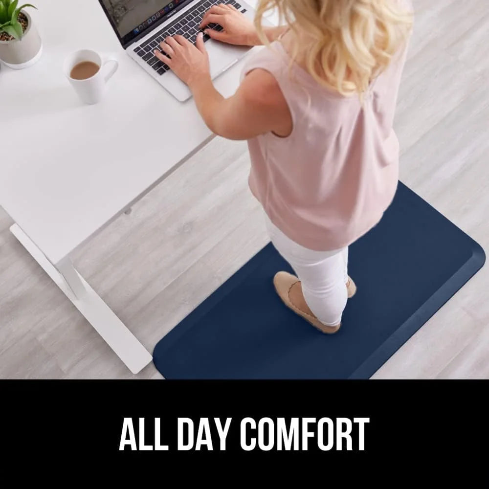 GORILLA GRIP Cushioned Antifatigue Kitchen Mat for Floor, 20x32, Charcoal