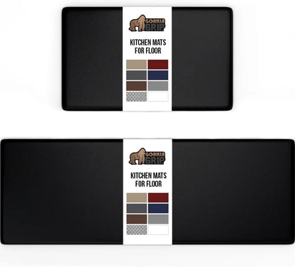 GORILLA GRIP Cushioned Antifatigue Kitchen Mat for Floor, 20x32, Charcoal