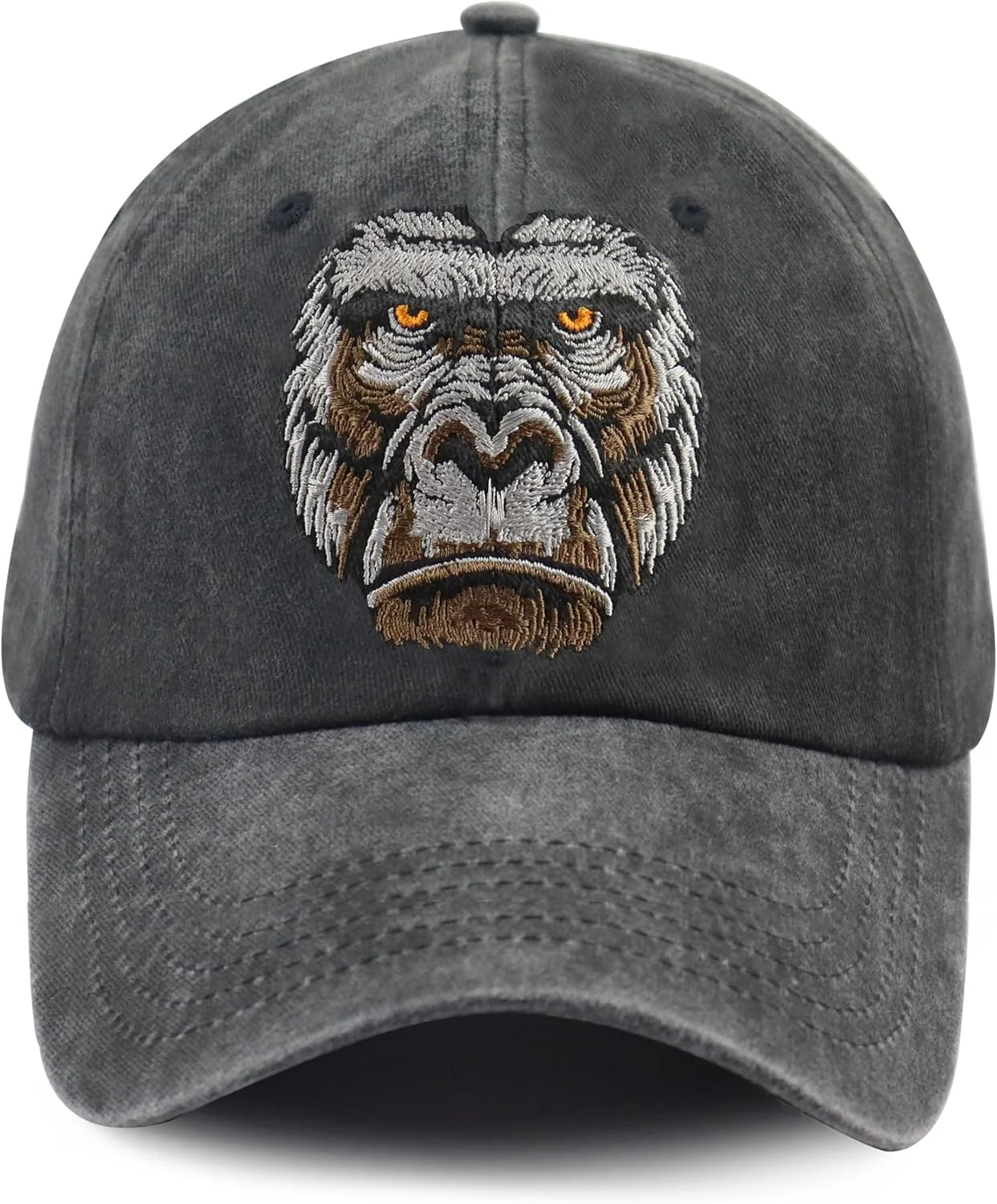 Unisex Adjustable Animal Hat for Men Women, Classic Cotton Wild Animals Embroidered Baseball Cap