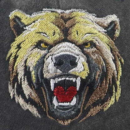 Unisex Adjustable Animal Hat for Men Women, Classic Cotton Wild Animals Embroidered Baseball Cap
