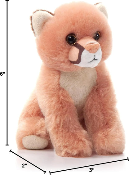 The Petting Zoo Wolf Stuffed Animal Plushie, Babiez, Kids Gifts, 6 in