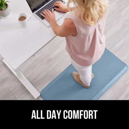 GORILLA GRIP Cushioned Antifatigue Kitchen Mat for Floor, 20x32, Charcoal