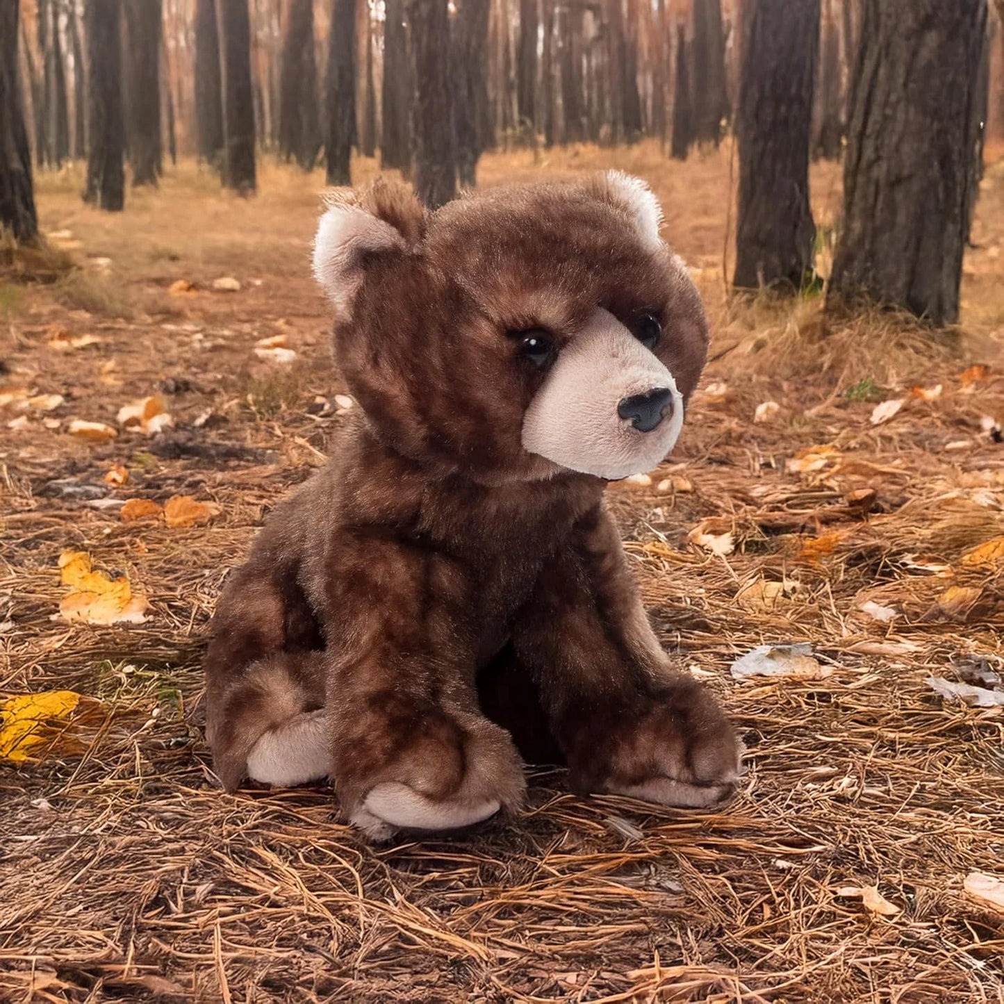 The Petting Zoo Wolf Stuffed Animal Plushie, Babiez, Kids Gifts, 6 in