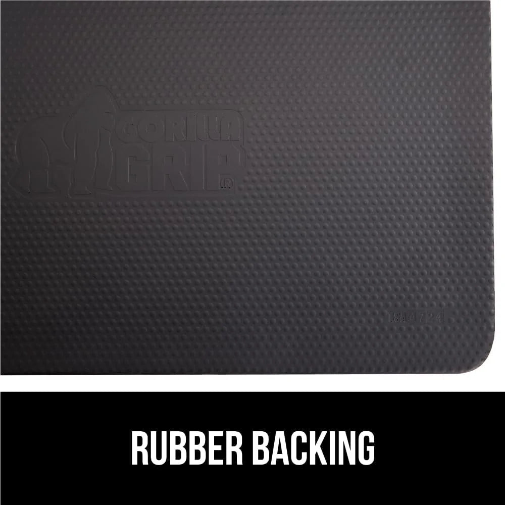 GORILLA GRIP Cushioned Antifatigue Kitchen Mat for Floor, 20x32, Charcoal