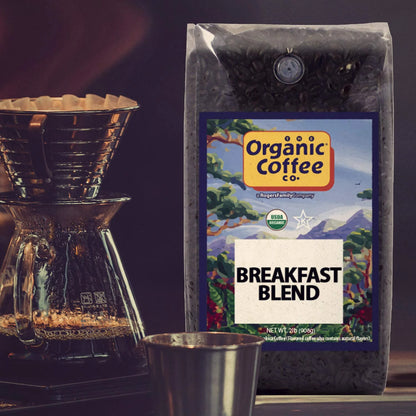 The Organic Coffee Co. DECAF French Roast Whole Bean Coffee, 2 lb bag