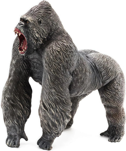 Gorilla Toys Action Figure Rampage Gorilla Fight Mode Ape Solid Wild Animal Figurines for Role Playing Story Telling Toy