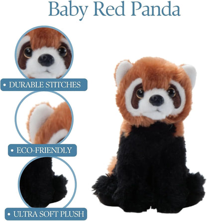 The Petting Zoo Wolf Stuffed Animal Plushie, Babiez, Kids Gifts, 6 in