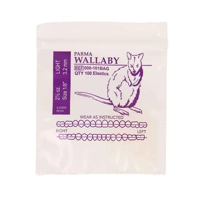 American Orthodontics Blue Whale Elastics, 5/16 in, 14 oz, Latex, Maximum
