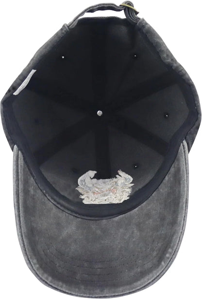 Unisex Adjustable Animal Hat for Men Women, Classic Cotton Wild Animals Embroidered Baseball Cap