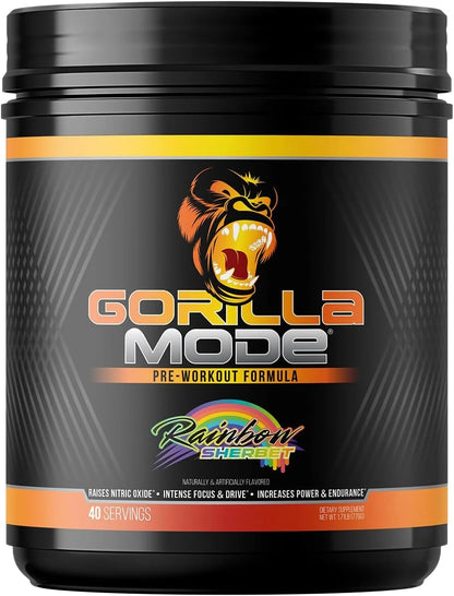 Gorilla Mode Pre Workout - Massive Pumps | 812g (BlackBerry Lemonade)