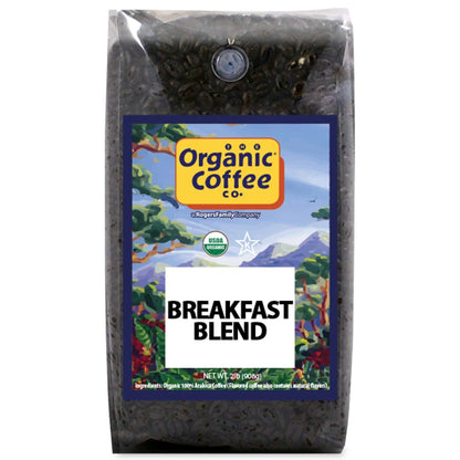 The Organic Coffee Co. DECAF French Roast Whole Bean Coffee, 2 lb bag