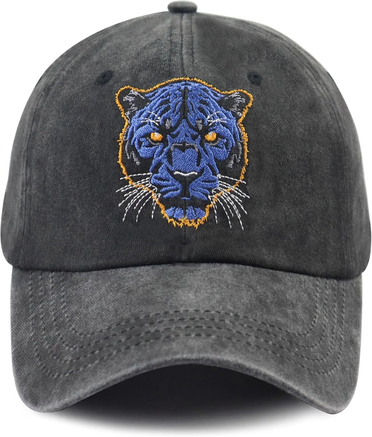 Unisex Adjustable Animal Hat for Men Women, Classic Cotton Wild Animals Embroidered Baseball Cap