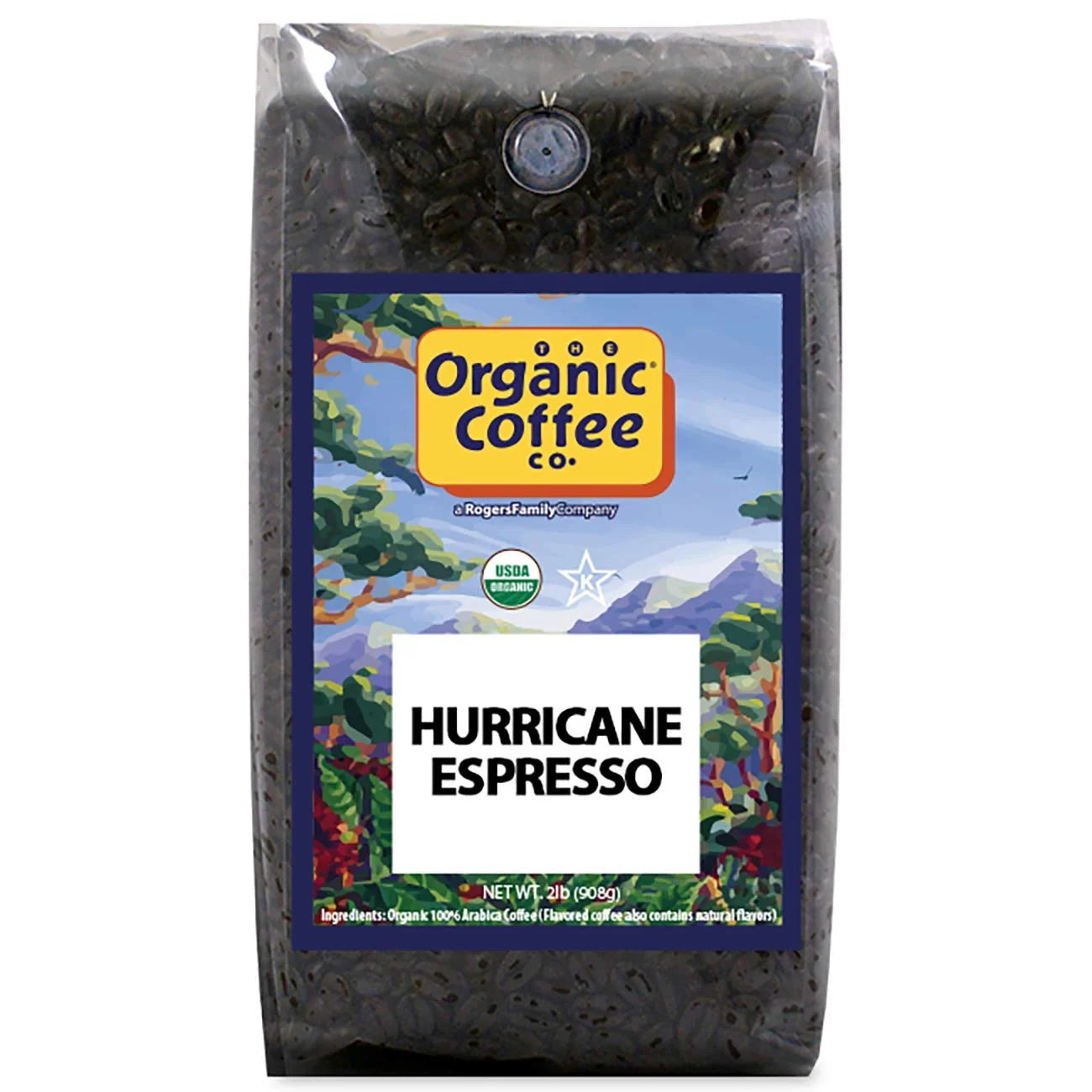 The Organic Coffee Co. DECAF French Roast Whole Bean Coffee, 2 lb bag