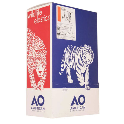 American Orthodontics Blue Whale Elastics, 5/16 in, 14 oz, Latex, Maximum