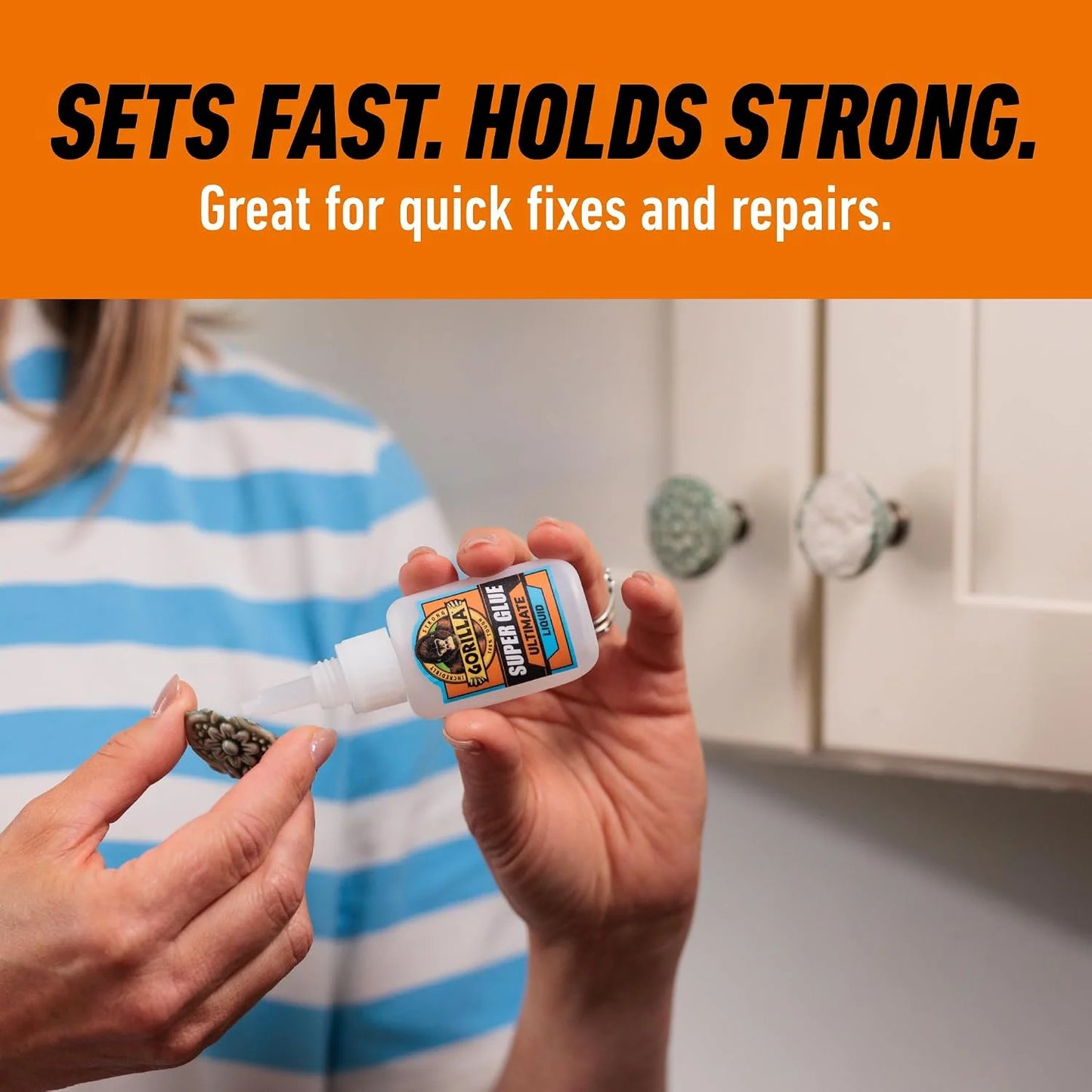 Gorilla Ultimate Fast-Setting Super Glue, Clear, 15 g