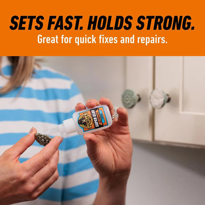 Gorilla Ultimate Fast-Setting Super Glue, Clear, 15 g