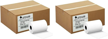 (50) Gorilla Supply 2 1/4 x 85 Thermal Paper Receipt Rolls Clover Mini Verifone VX510 VX570 FD50 T4220, 2.25 x 85 ft, POS/Cash Register Paper, BPA Free, 50 Rolls (Pack of 2)