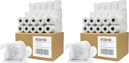 (50) Gorilla Supply 2 1/4 x 85 Thermal Paper Receipt Rolls Clover Mini Verifone VX510 VX570 FD50 T4220, 2.25 x 85 ft, POS/Cash Register Paper, BPA Free, 50 Rolls (Pack of 2)