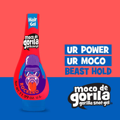Moco de Gorila Gamer Hair Styling Gel, 11.92 Oz, Pack of 3