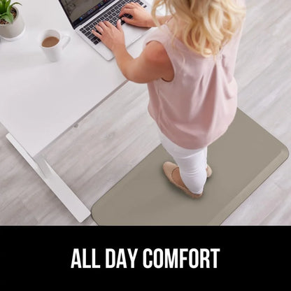 GORILLA GRIP Cushioned Antifatigue Kitchen Mat for Floor, 20x32, Charcoal