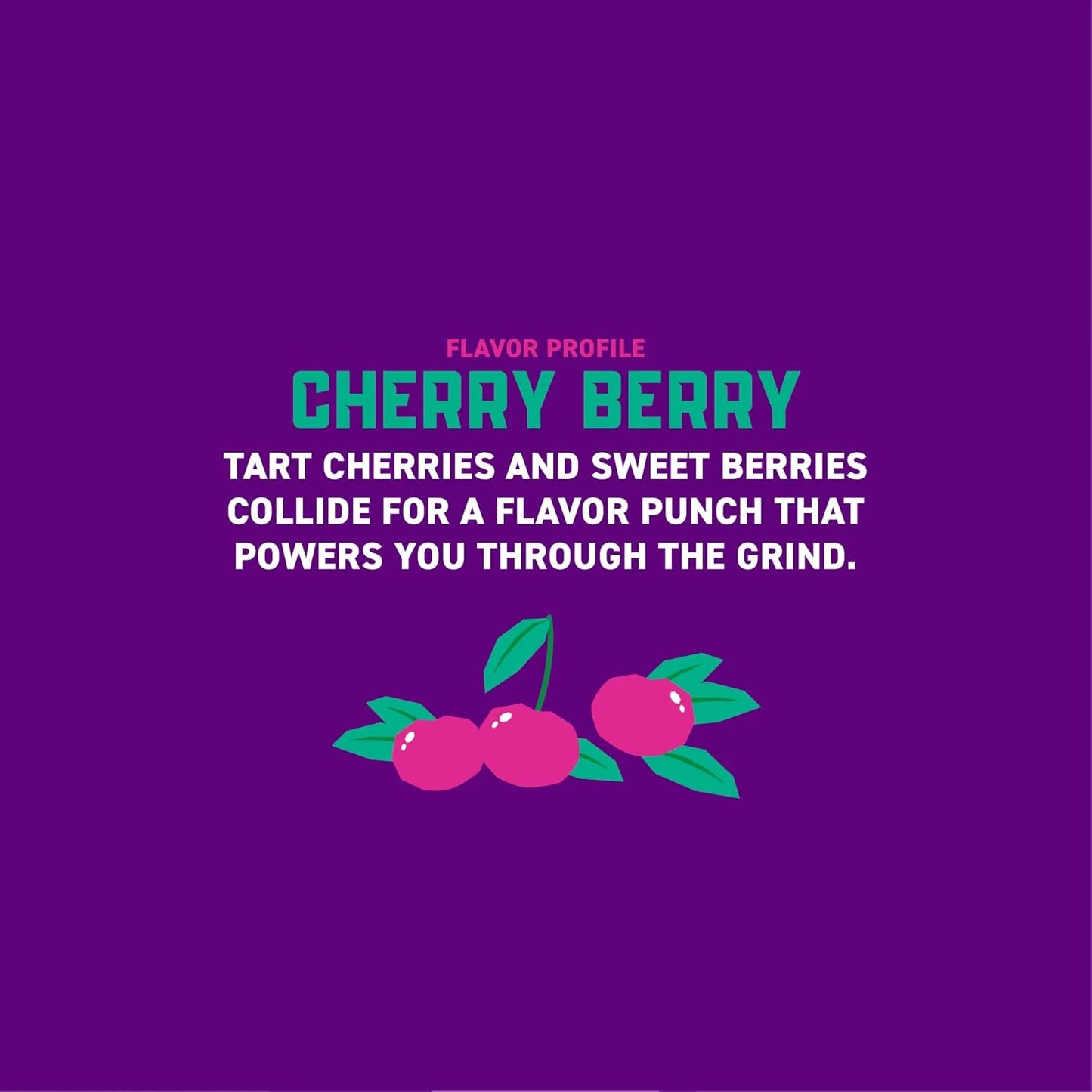 Gorilla Energy Drink, Cherry Berry, 200mg Plant-Based Caffeine, 12 Pack
