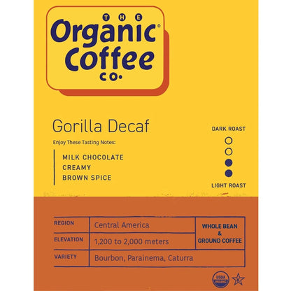 The Organic Coffee Co. DECAF French Roast Whole Bean Coffee, 2 lb bag