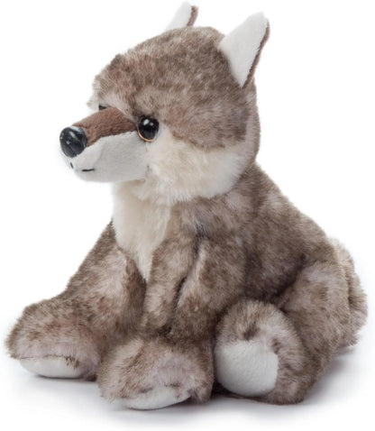 The Petting Zoo Wolf Stuffed Animal Plushie, Babiez, Kids Gifts, 6 in