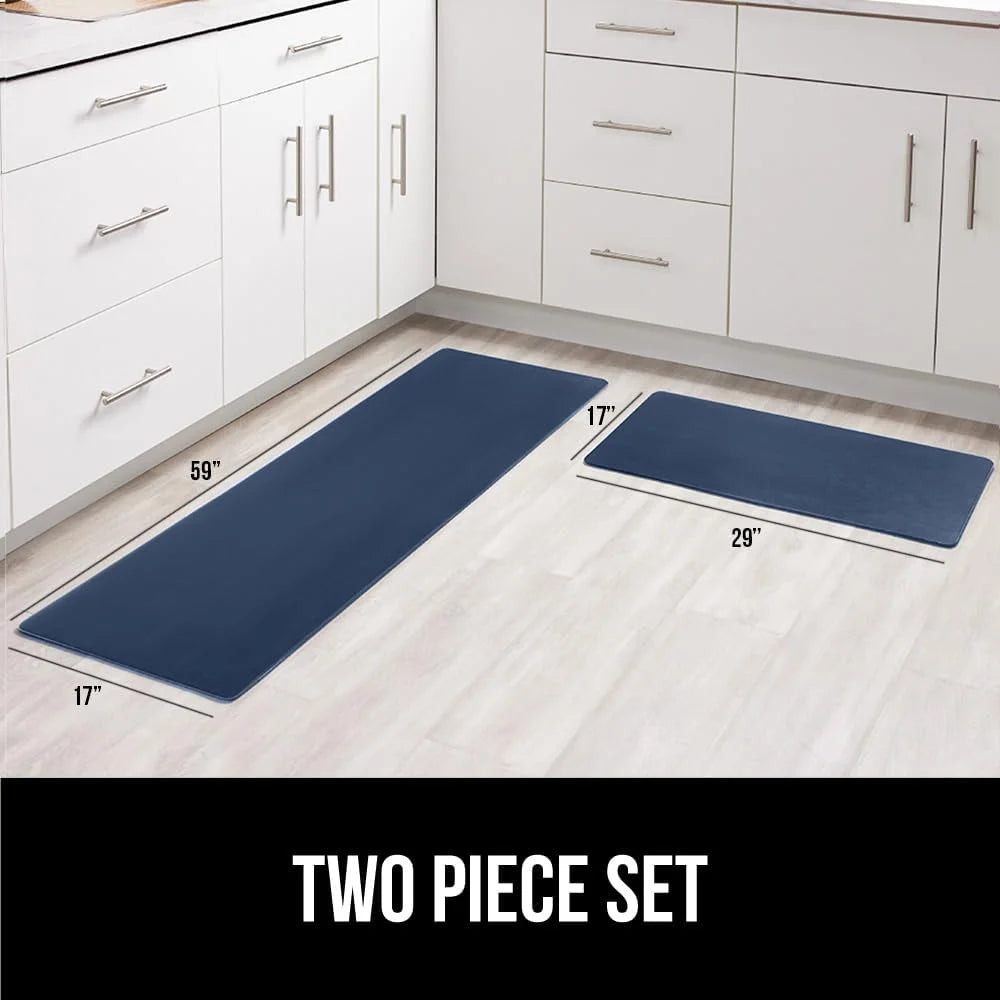 GORILLA GRIP Cushioned Antifatigue Kitchen Mat for Floor, 20x32, Charcoal