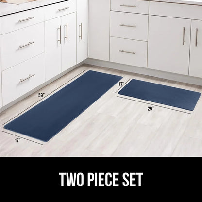 GORILLA GRIP Cushioned Antifatigue Kitchen Mat for Floor, 20x32, Charcoal