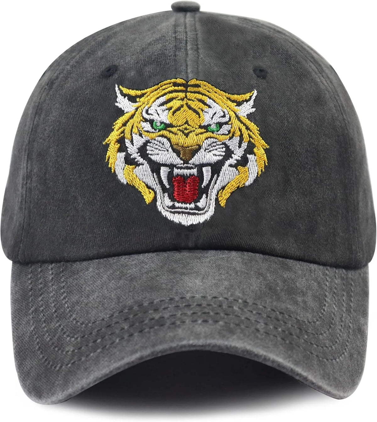 Unisex Adjustable Animal Hat for Men Women, Classic Cotton Wild Animals Embroidered Baseball Cap