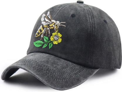 Unisex Adjustable Animal Hat for Men Women, Classic Cotton Wild Animals Embroidered Baseball Cap