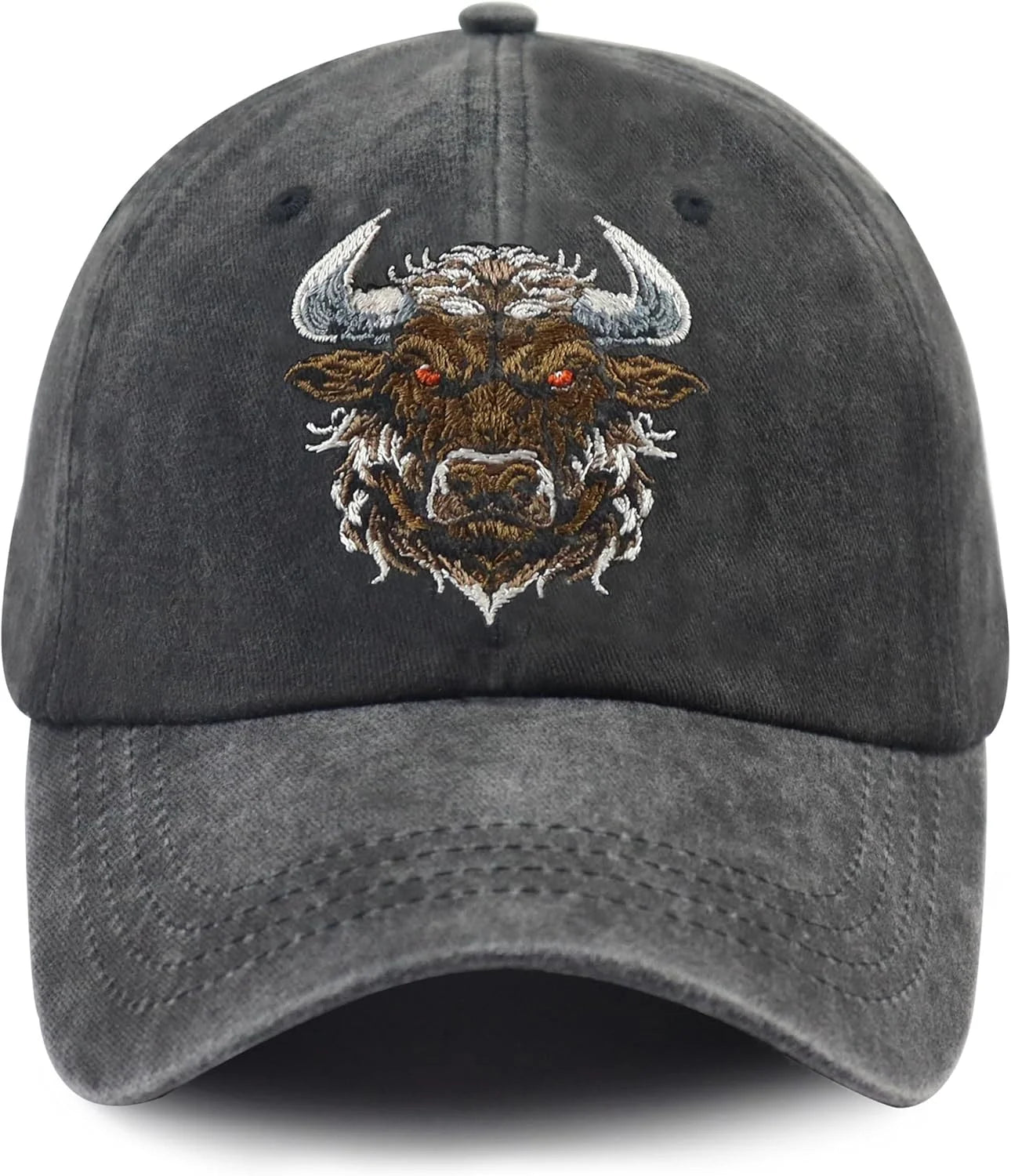 Unisex Adjustable Animal Hat for Men Women, Classic Cotton Wild Animals Embroidered Baseball Cap