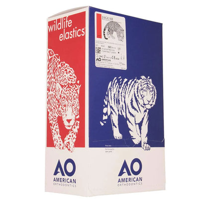 American Orthodontics Blue Whale Elastics, 5/16 in, 14 oz, Latex, Maximum