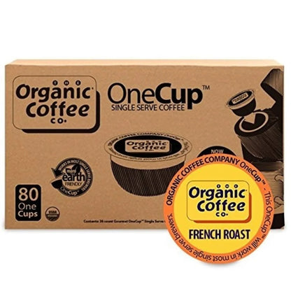The Organic Coffee Co. Compostable Coffee Pods - Gorilla Decaf (36 Ct) K Cup Compatible including Keurig 2.0, Medium Roast, Swiss Water Processed, USDA Organic