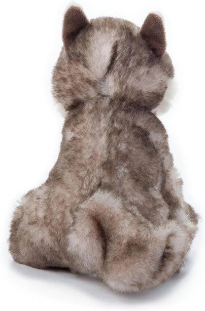 The Petting Zoo Wolf Stuffed Animal Plushie, Babiez, Kids Gifts, 6 in