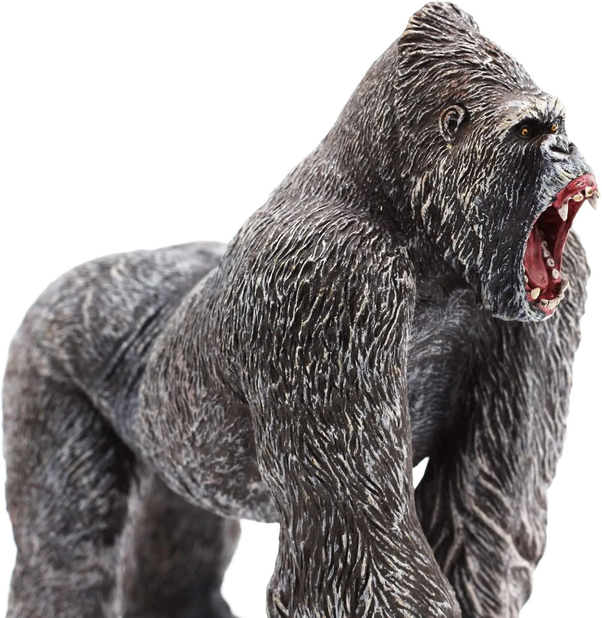 Gorilla Toys Action Figure Rampage Gorilla Fight Mode Ape Solid Wild Animal Figurines for Role Playing Story Telling Toy