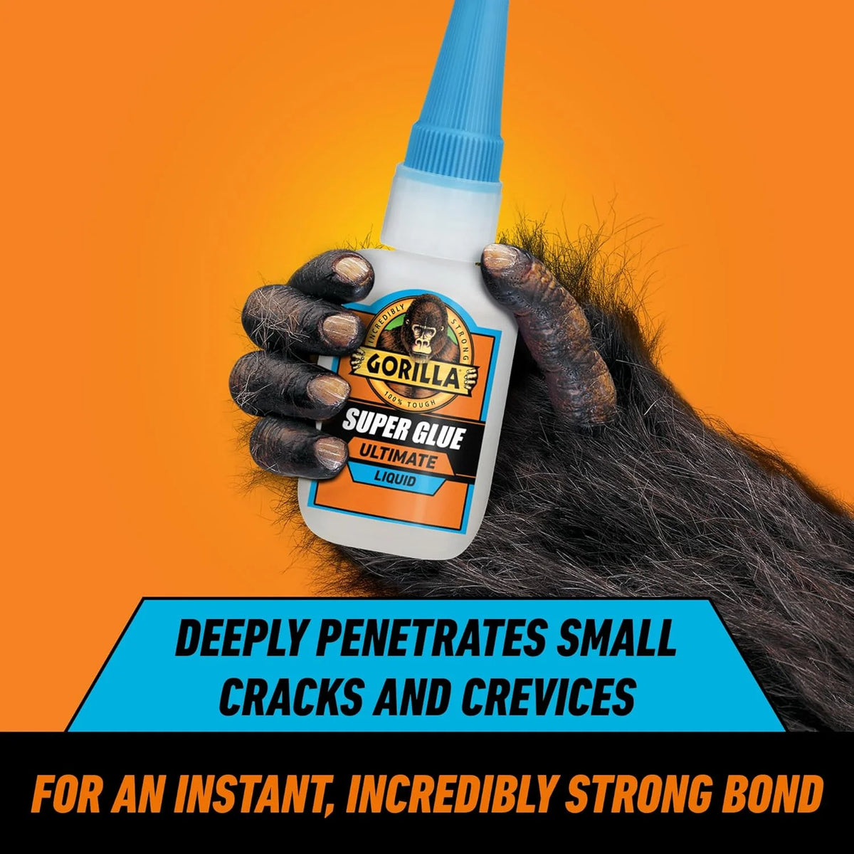 Gorilla Ultimate Fast-Setting Super Glue, Clear, 15 g