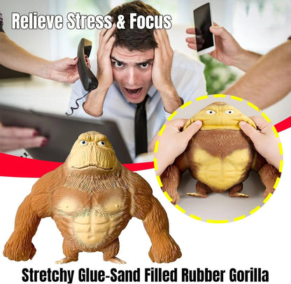 YHan Super Stretchy Gorilla Fidget Toy (Purple) Stretchy Monkey - Funny, Squishy & Perfect to Squeeze for Stress Relief - Ideal Gift for Kids