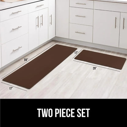 GORILLA GRIP Cushioned Antifatigue Kitchen Mat for Floor, 20x32, Charcoal