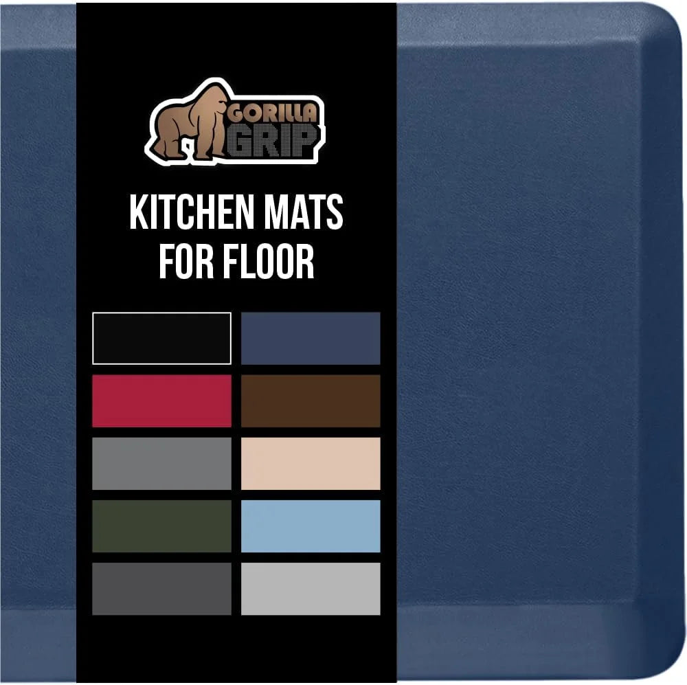 GORILLA GRIP Cushioned Antifatigue Kitchen Mat for Floor, 20x32, Charcoal