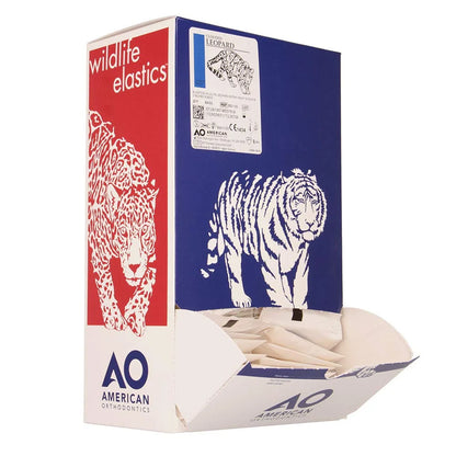 American Orthodontics Blue Whale Elastics, 5/16 in, 14 oz, Latex, Maximum