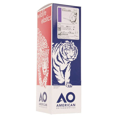 American Orthodontics Blue Whale Elastics, 5/16 in, 14 oz, Latex, Maximum