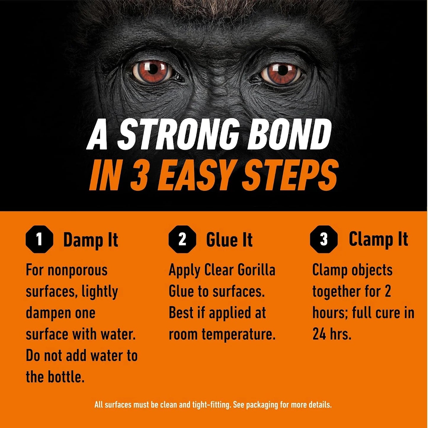 Gorilla Clear Glue, All Purpose, 1.75 oz Bottle