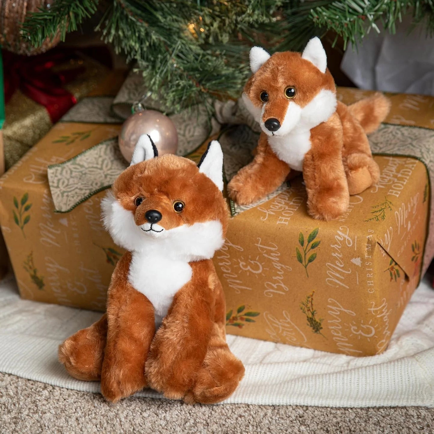 The Petting Zoo Wolf Stuffed Animal Plushie, Babiez, Kids Gifts, 6 in