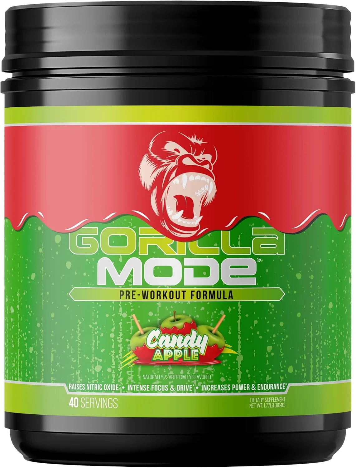 Gorilla Mode Pre Workout - Massive Pumps | 812g (BlackBerry Lemonade)