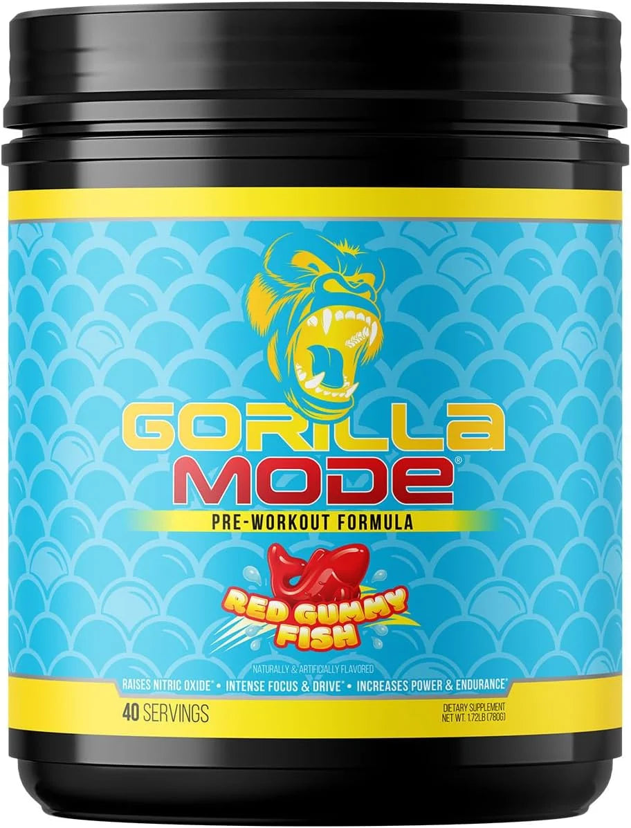 Gorilla Mode Pre Workout - Massive Pumps | 812g (BlackBerry Lemonade)