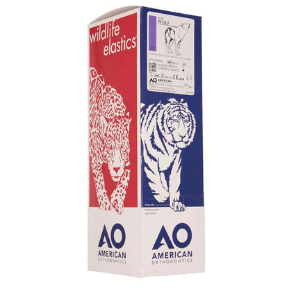 American Orthodontics Blue Whale Elastics, 5/16 in, 14 oz, Latex, Maximum