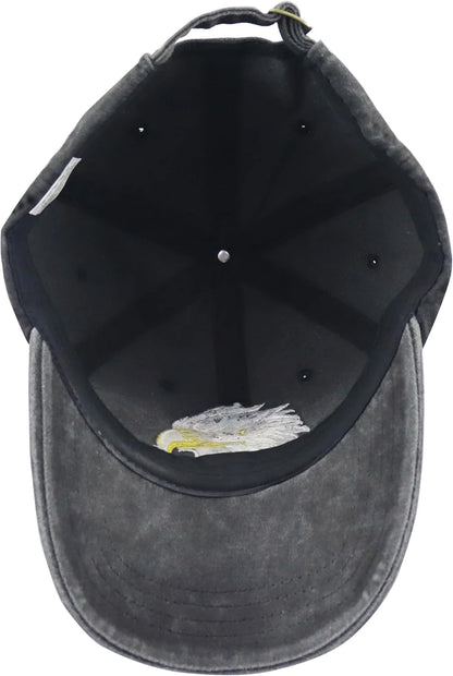 Unisex Adjustable Animal Hat for Men Women, Classic Cotton Wild Animals Embroidered Baseball Cap