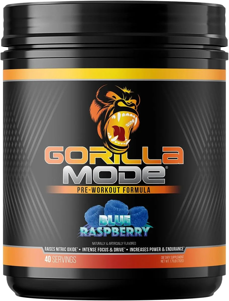 Gorilla Mode Pre Workout - Massive Pumps | 812g (BlackBerry Lemonade)